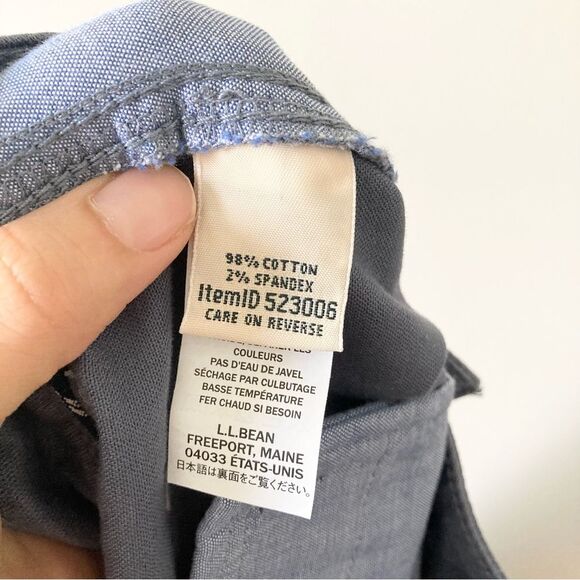 L.L.Bean‎ Women's Comfort Stretch Pants, Mid-Rise Straight-Leg Chino 6P - Picture 5 of 6